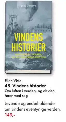 Norli Ellen Viste 48. Vindens historier Om luften i verden, og alt den fører med seg tilbud