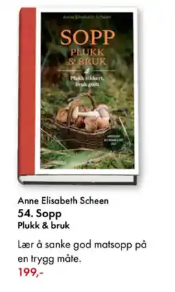 Norli Anne Elisabeth Scheen 54. Sopp Plukk & bruk tilbud