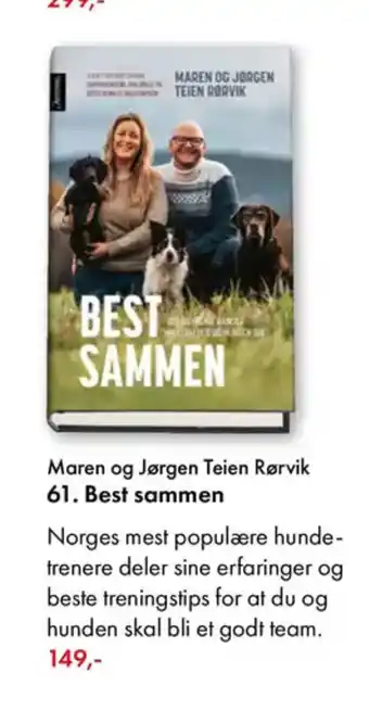 Norli Maren og Jørgen Teien Rørvik 61. Best sammen tilbud