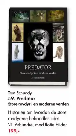 Norli Tom Schandy 59. Predator Store rovdyr i en moderne verden tilbud