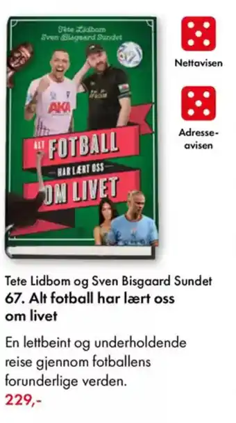 Norli Tete Lidbom og Sven Bisgaard Sundet tilbud