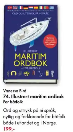 Norli Vanessa Bird 74. Illustrert maritim ordbok For båtfolk tilbud