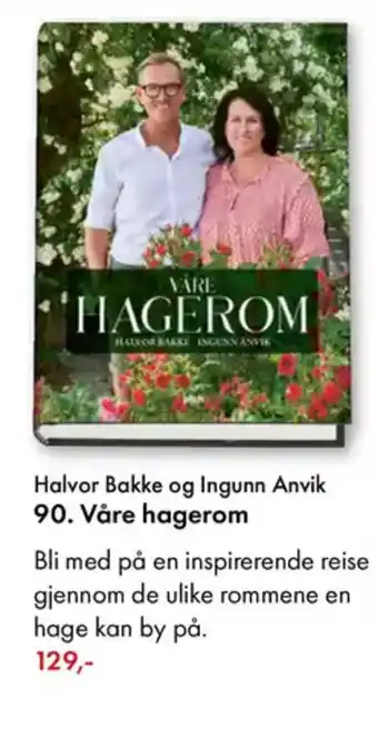 Norli Halvor Bakke og Ingunn Anvik 90. Våre hagerom tilbud