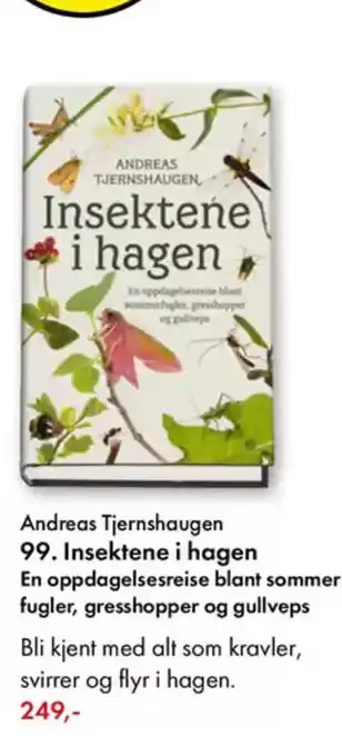 Norli Andreas Tjernshaugen 99. Insektene i hagen tilbud