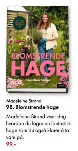 Norli Madeleine Strand 98. Blomstrende hage tilbud