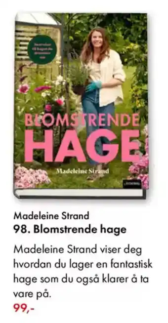 Norli Madeleine Strand 98. Blomstrende hage tilbud