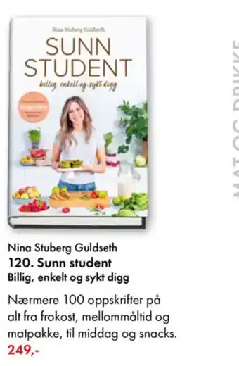 Norli Nina Stuberg Guldseth 120. Sunn student Billig, enkelt og sykt digg tilbud