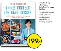 Norli Trine Sandberg 123. Trines kokebok for unge kokker tilbud