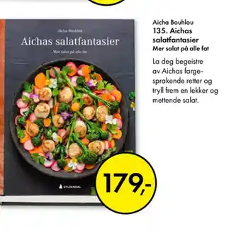 Norli Aicha Bouhlou 135. Aichas salatfantasier Mer salat på alle fat tilbud