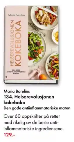 Norli Maria Borelius 134. Helserevolusjonen kokeboka tilbud