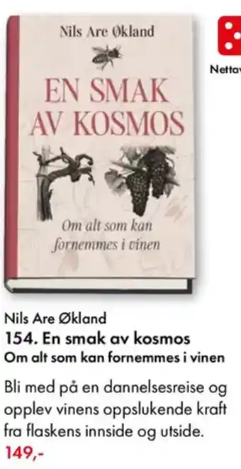 Norli Nils Are Økland 154. En smak av kosmos Om alt som kan fornemmes i vinen tilbud