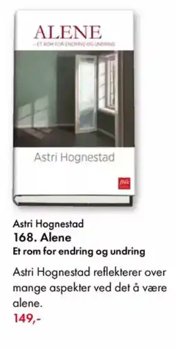 Norli Astri Hognestad 168. Alene Et rom for endring og undring tilbud