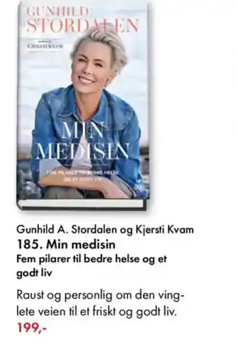 Norli Gunhild A. Stordalen og Kjersti Kvam 185. Min medisin tilbud