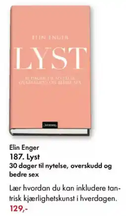 Norli Elin Enger 187. Lyst 30 dager til nytelse, overskudd og bedre sex tilbud