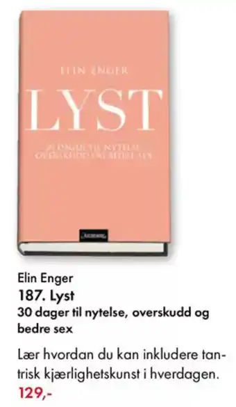 Norli Elin Enger 187. Lyst 30 dager til nytelse, overskudd og bedre sex tilbud