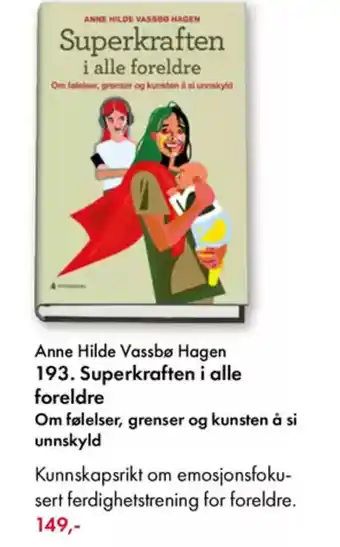 Norli Anne Hilde Vassbø Hagen 193. Superkraften i alle foreldre tilbud