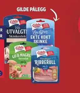 Meny GILDE PÅLEGG tilbud