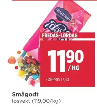 Meny Smågodt tilbud