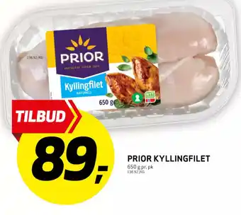 Bunnpris PRIOR Kyllingfilet tilbud