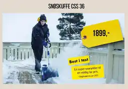 Biltema Snøskuffe css 36 tilbud