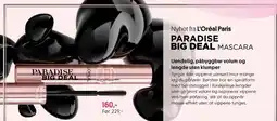 VITA Nyhet fra l'oréal paris paradise big deal mascara tilbud