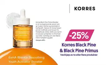 VITA Korres black pine & black pine primus tilbud