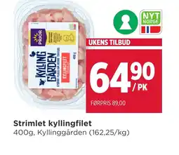 Meny Strimlet kyllingfilet tilbud