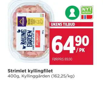 Meny Strimlet kyllingfilet tilbud