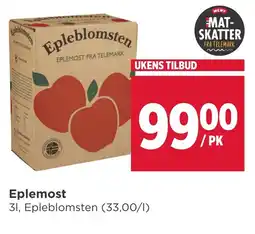 Meny Eplemost tilbud