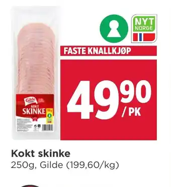 Meny Kokt skinke tilbud