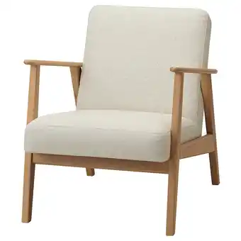 IKEA EkenÄset Lenestol, eik/gunnared beige tilbud