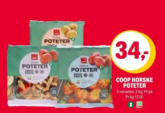 Coop Extra COOP NORSKE POTETER tilbud