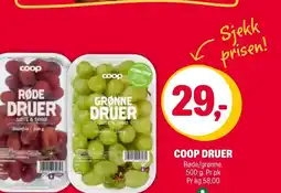 Coop Extra COOP DRUER tilbud