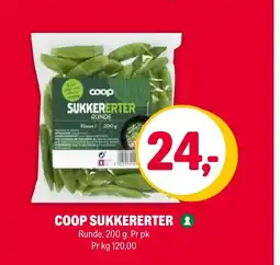 Coop Extra COOP SUKKERERTER tilbud