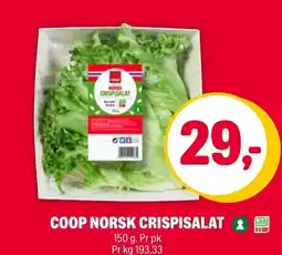 Coop Extra COOP NORSK CRISPISALAT tilbud