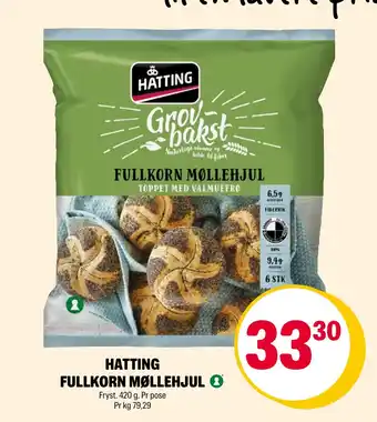 Coop Extra HATTING FULLKORN MØLLEHJUL tilbud