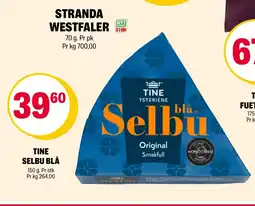 Coop Extra TINE SELBU BLÅ tilbud