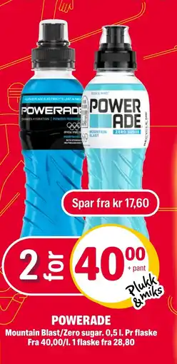 Coop Extra POWERADE tilbud