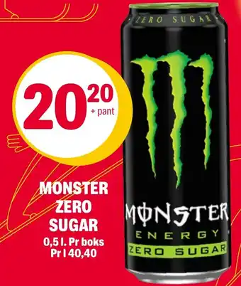 Coop Extra MONSTER ZERO SUGAR tilbud