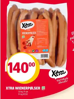 Coop Extra XTRA WIENERPØLSER tilbud