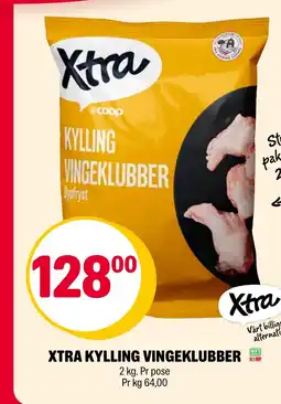 Coop Extra XTRA KYLLING VINGEKLUBBER tilbud