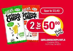 Coop Extra SØRLANDSCHIPS RIFLA tilbud