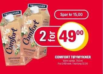 Coop Extra Comfort tøymykner tilbud