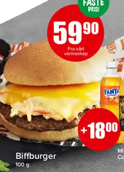 Spar Biffburger tilbud