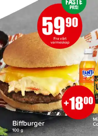 Spar Biffburger tilbud