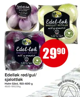 Spar Edelløk rød/gul/ sjalottløk tilbud