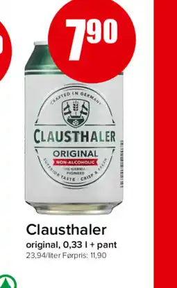 Spar Clausthaler tilbud