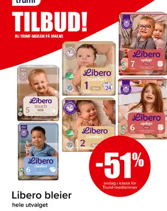 Spar Libero bleier tilbud