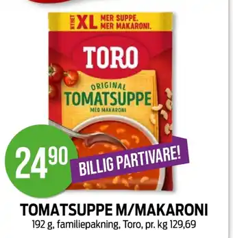 Kiwi Tomatsuppe m/makaroni tilbud