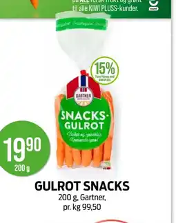 Kiwi Gulrot snacks tilbud